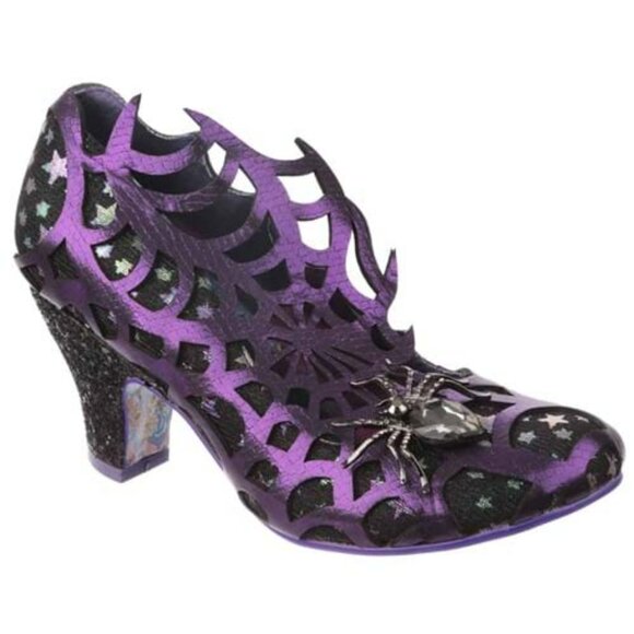 Irregular Choice Halloween Shoes On the Web - spider web shoes. Size 38 - Picture 3 of 4